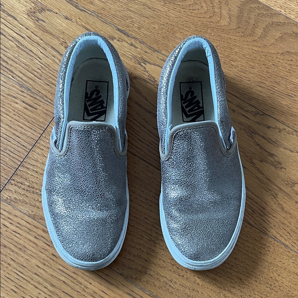 Vans Metallic Gold Classic Slip-Ons